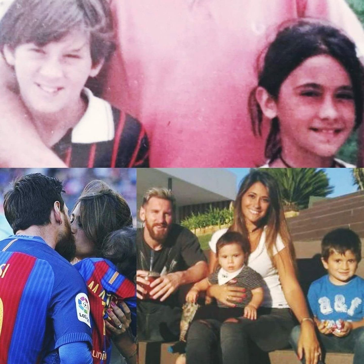 Lionel Messi Y Antonella Roccuzzo Ninos