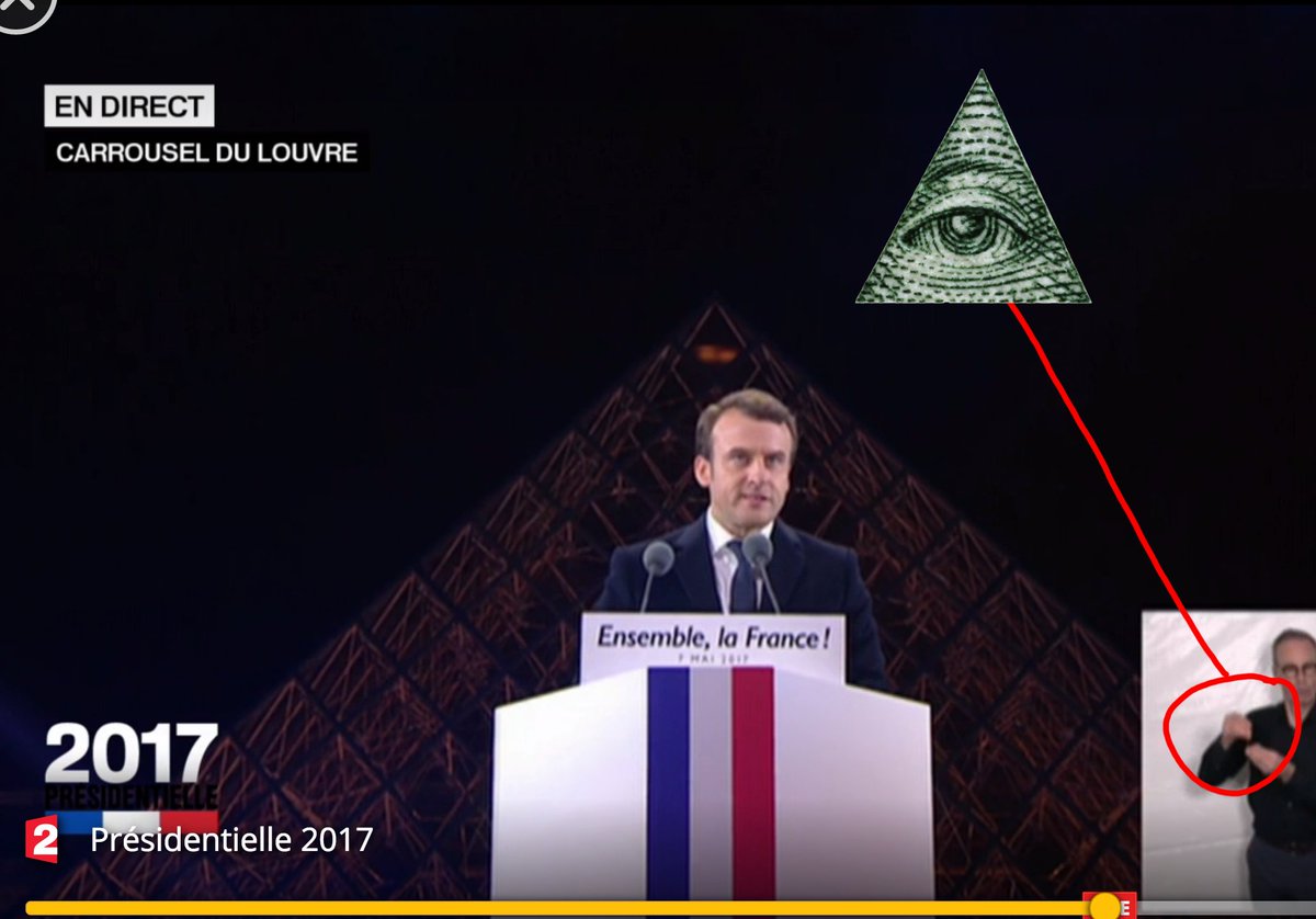 TimecodeTweet's tweet image. Coincidence ? Je ne crois pas.... 
#Presidentielle2017 #macron  #illuminati
