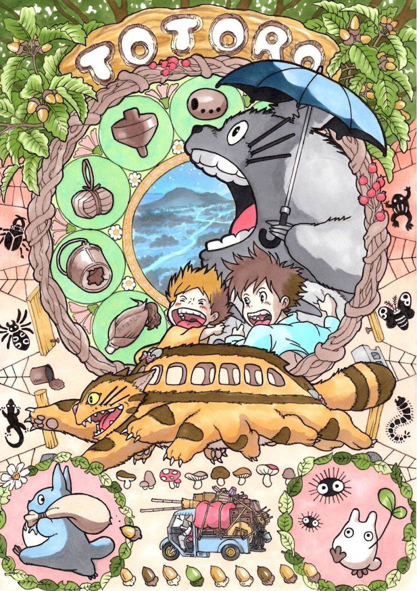 naimamati11's tweet photo. Art-Nouveau inspired Portraits of Miyazaki Characters https://t.co/9YjVTamljd by #fubiz via @c0nvey https://t.co/QW0UJWw0Zc