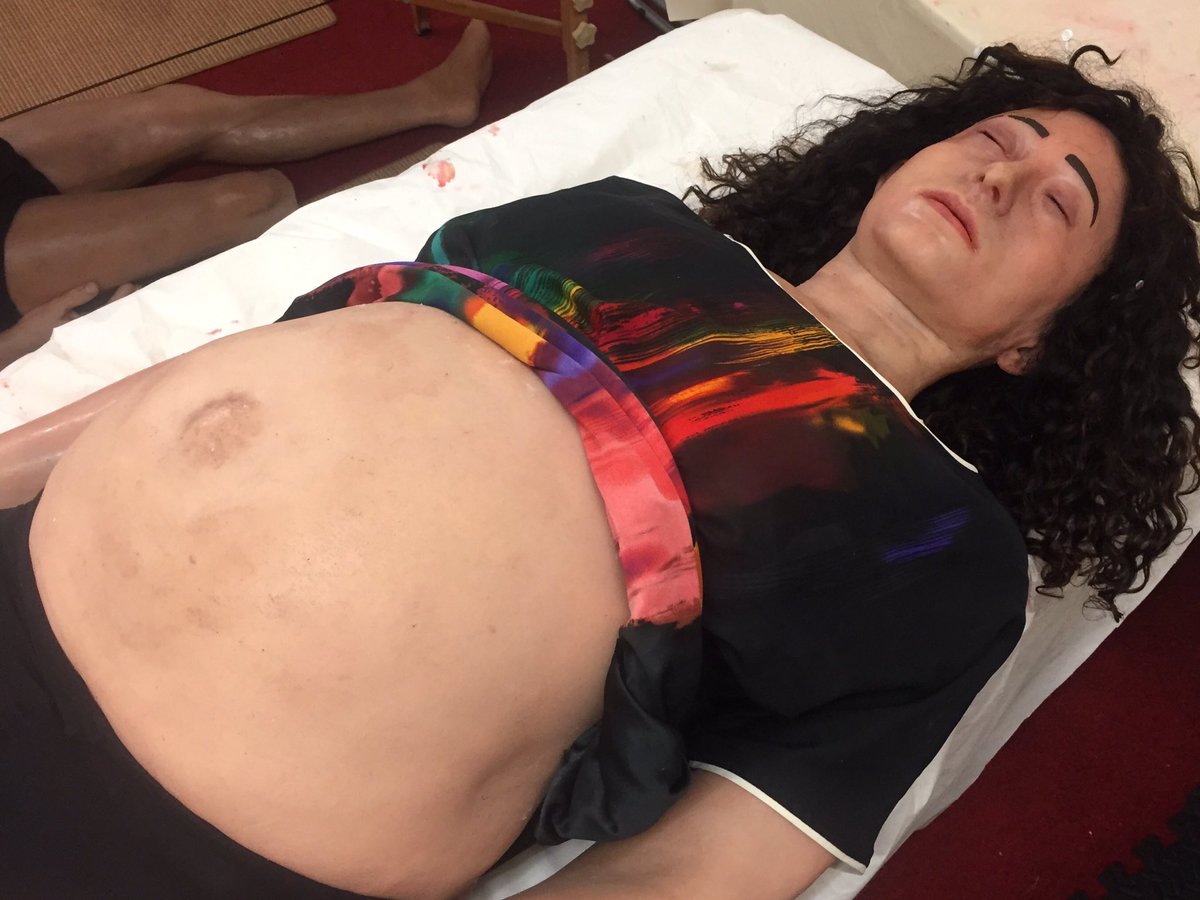 SIMBODIES's tweet photo. @TraumaFXUK Female #SIMBODIES with wearable simulated #pregnancy suit, she's all set for this week trauma training. #maternitysimulation https://t.co/8uVGbXQCWe