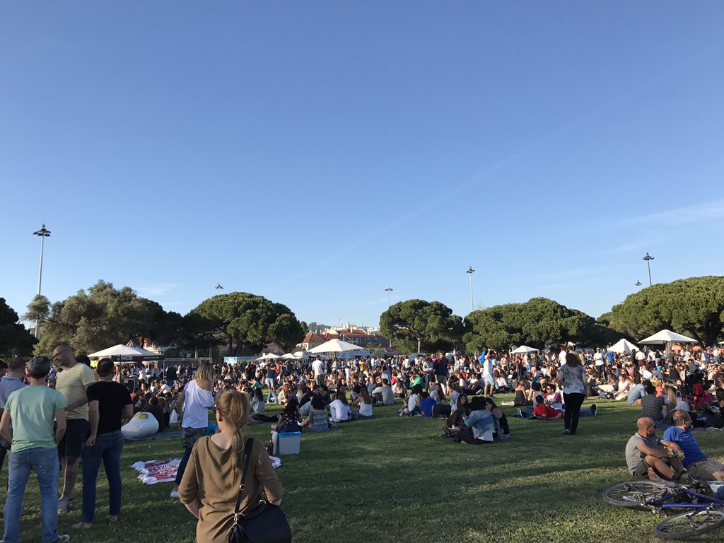 myDestinative's tweet photo. Day 1 of 6 in Lisbon Portugal: Torre de Belem and accidentally run into a Jazz Festival. Amazing dinner at TimeOut Market. #travel #citytrip https://t.co/0xy2JjUHdi