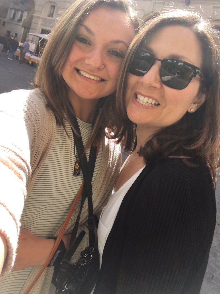 BlueHenNic's tweet photo. Happy to be spending my last 2 weeks of senior year in Rome, Italy !!! #SeniorYear https://t.co/fxD8y8Z53t