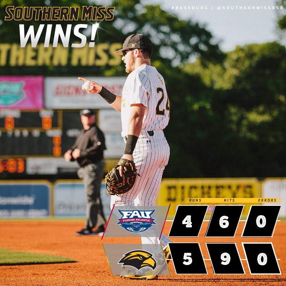 A 2-RUN SINGLE by Burdeaux completes the sweep against FAU in a thrilling 5-4 win in the 11th inning! That's what we call Pete Taylor Magic!