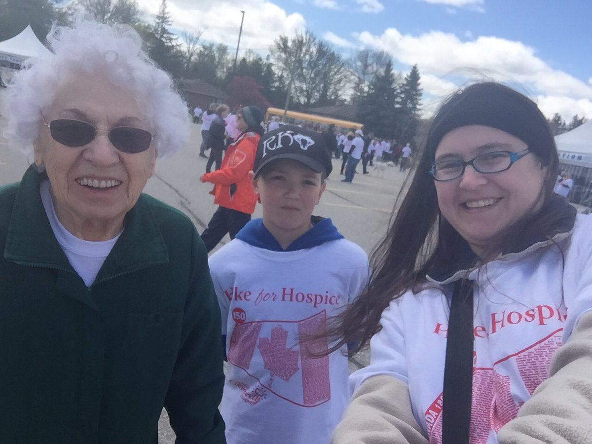 Ladyjax216's tweet photo. #StedmanHike17   My 88 year old Grandma walked today in honor of my mom! https://t.co/jPXSWKL4lo