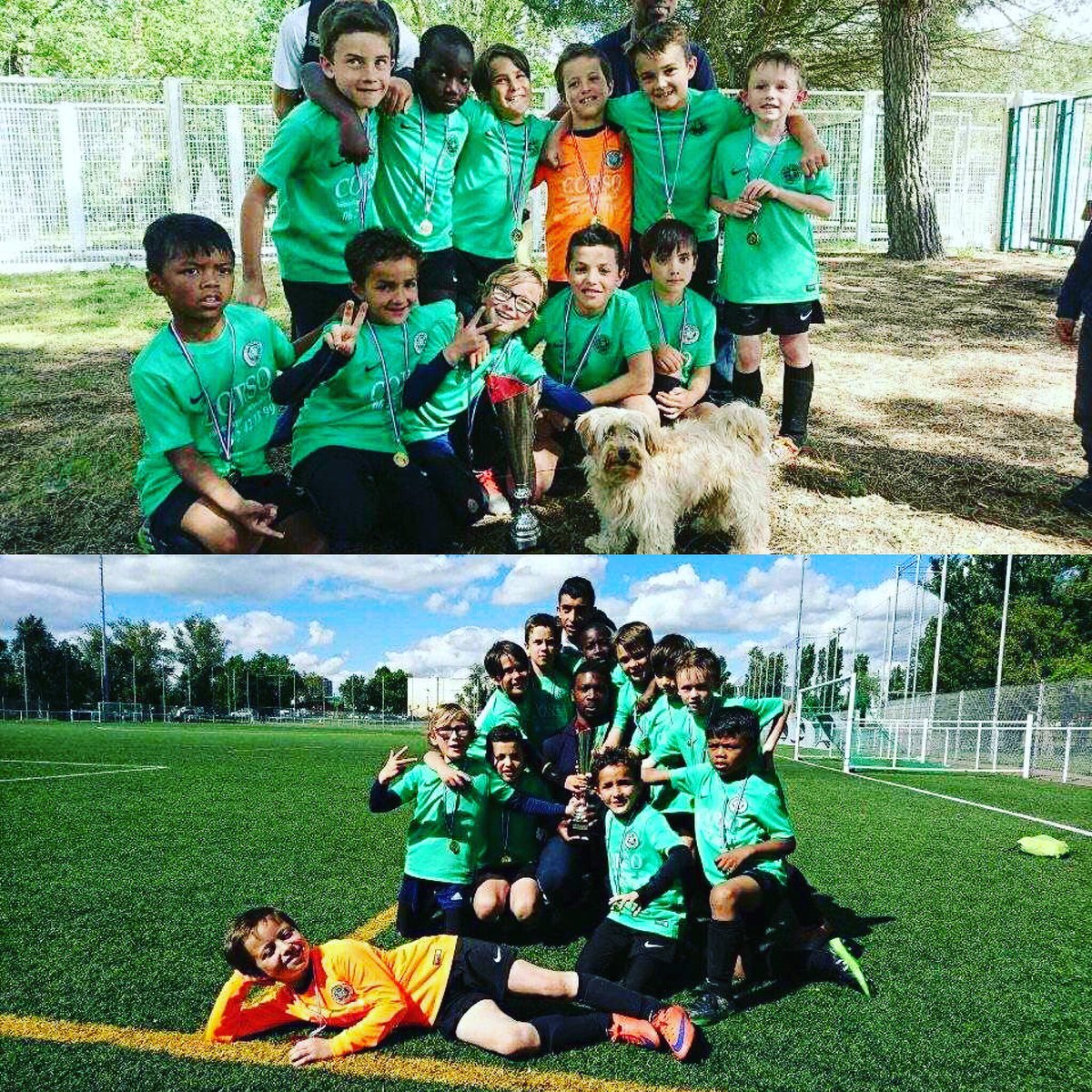 ASHersoise's tweet photo. Victoire de nos U9 aujourd'hui au tournoi du TAC ⚽️⚽️ #ASHersoise https://t.co/nqrtvYQKne