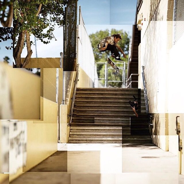 @neenowilliams front shuv from @theskateboardmag 📷: <a href="/jacobmessex/">jacob messex</a>