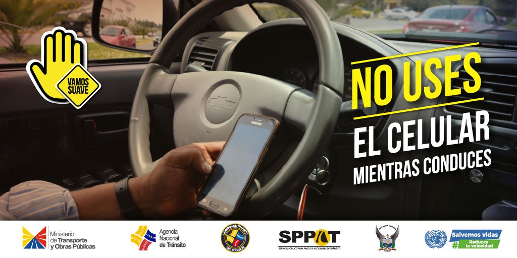 Andres_Salas87's tweet photo. Una de las causas de siniestros es conducir desatento a las condiciones de tránsito. Cuando manejes NO uses el celular 📵.
 #VamosSuave 🤚 https://t.co/HWPPBV064W