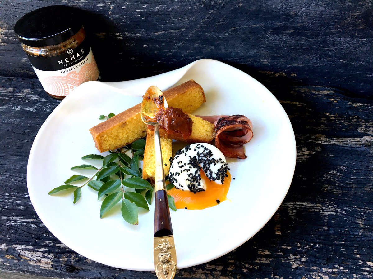 NehaSen_'s tweet photo. A #glutenfree #breakfast with Neha's Tomato #chutney. Monday I am ready! #yum #Masterchef #enterpreneur #foodie #nehas #nehasindianinspired https://t.co/JCEsgO66QN
