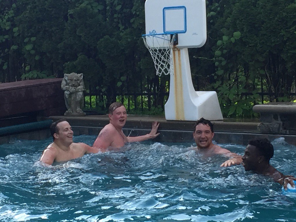 danjschaefer's tweet image. 65 degree water is not stopping these competitors!