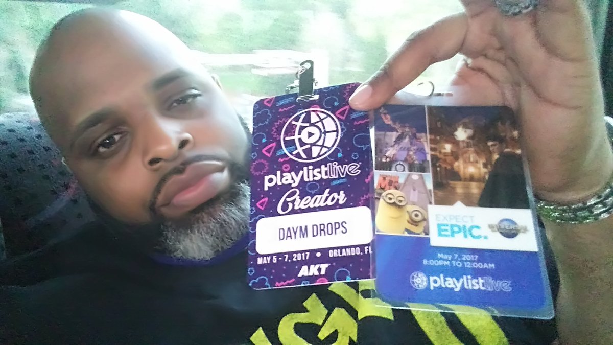 DaymDrops's tweet photo. When you are in #stuntmode at @PlaylistLive and they shutdown @UniversalORL for the Creators! #playlistatuniversal #universalmoments 🔥💯🔥💯 https://t.co/4EixXu6Uhc