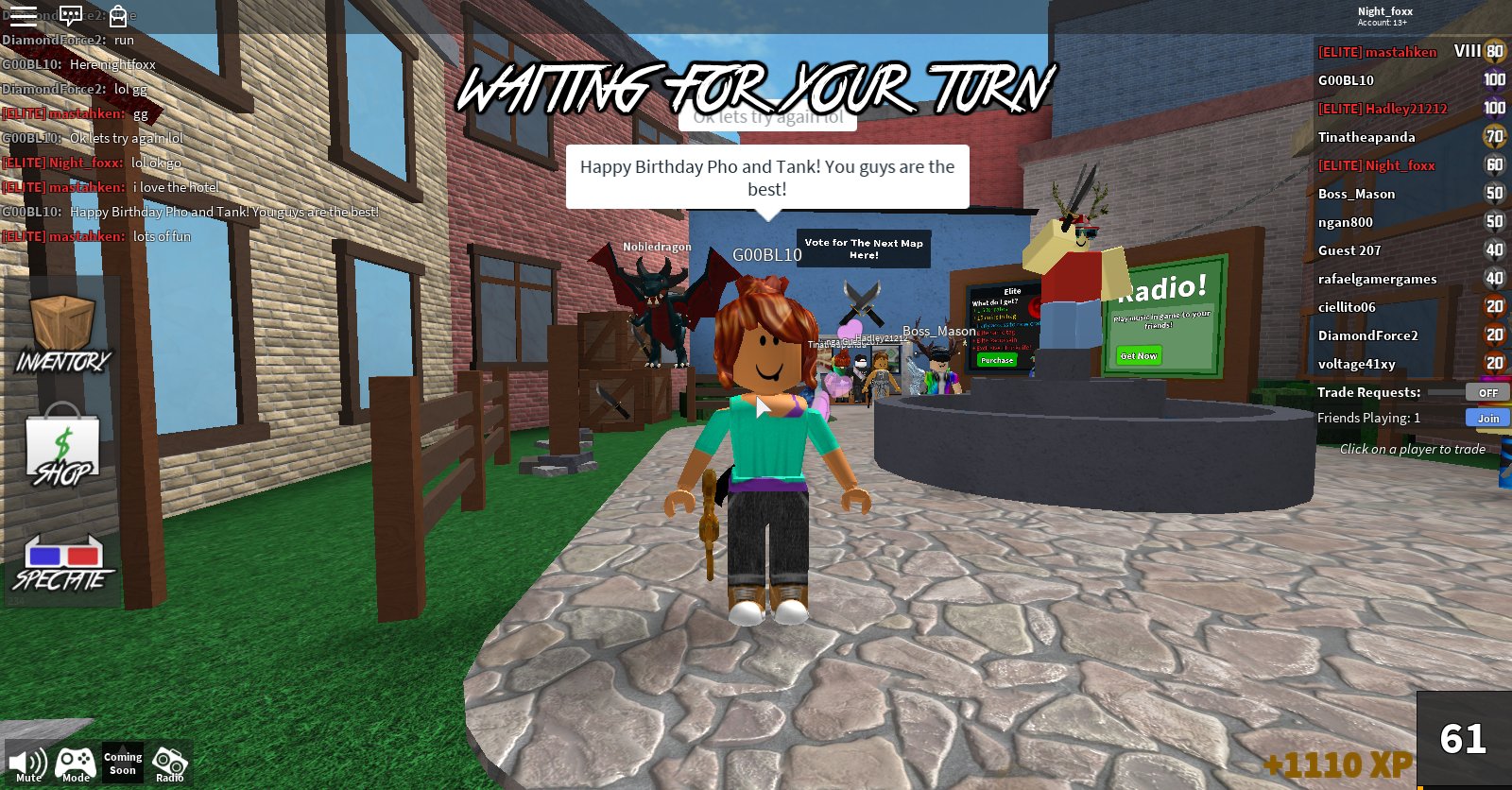 Nightfoxx Brandon On Twitter Playing Some Roblox And Had A Friend Goobl10 Want To Wish Webecomplex And Tank Matt A Very Happy Birthday - nightmare foxx on twitter playing some roblox and had a friend goobl10 want to wish webecomplex and tank matt a very happy birthday