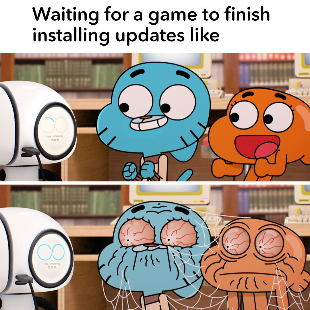 Cartoon Network - Gumball is tired of waiting in line 🙄 The only way to  get to the front of the line is to run, jump, and skip as you unlock new