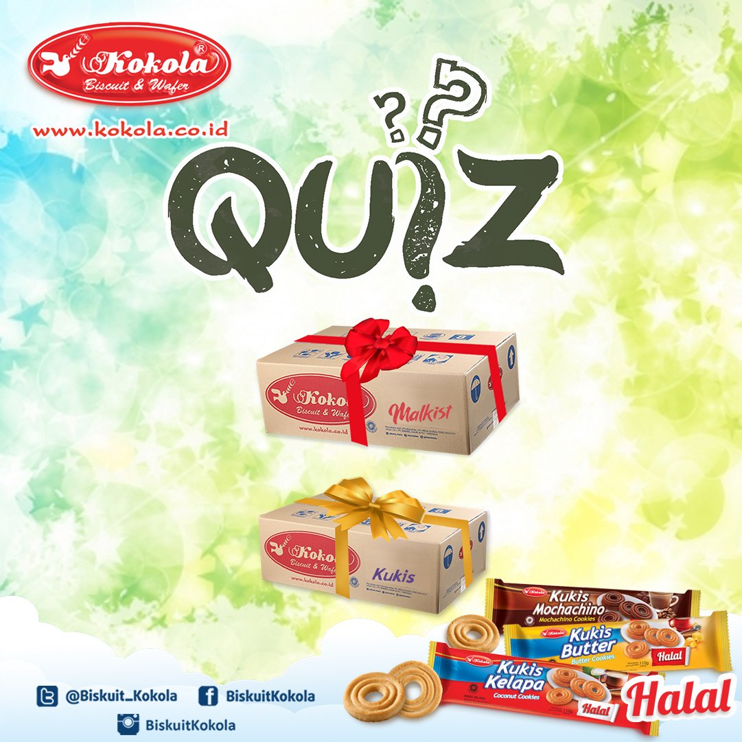 biskuit_kokola's tweet photo. Yuk merapat di kuis Kokola hari ini
Ada hampers special buat stock ramadhan kamu ^.^
Asyik ^.^
Kuis mau dimulai, siap2 yah ^.^ https://t.co/hUkZeoCnZc