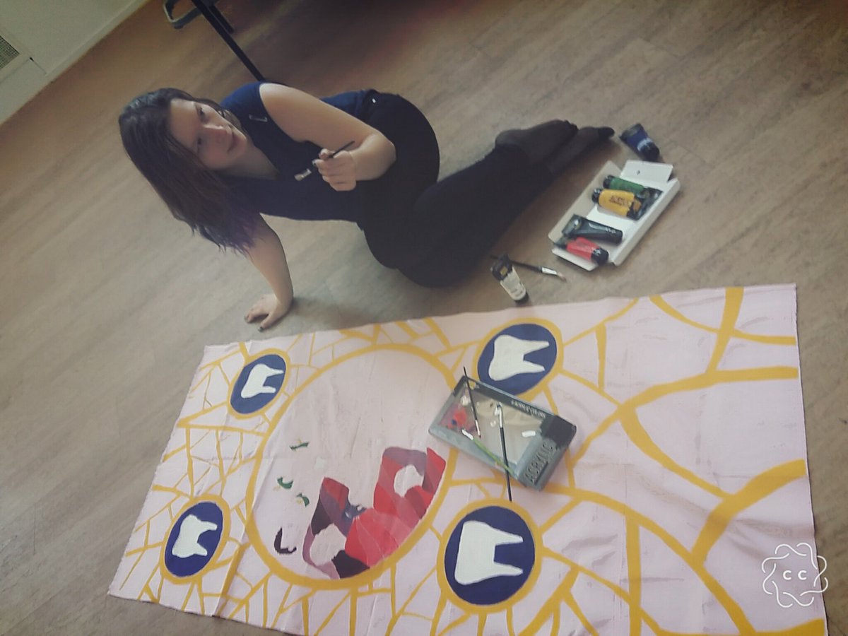 Gestern wurde wieder fleißig an den Kulissen gearbeitet. Eki ist ganz motiviert! Nur noch wenige Wochen😤💪