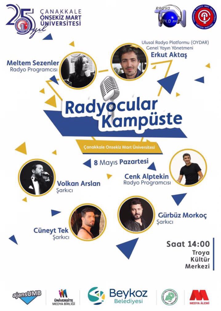 volkannarslan's tweet photo. Bugün saat 14:00'da Çanakkale 18 Mart Ünüversitesindeyiz.. 🤗🎹🎼🤗 https://t.co/aOBWE0GMdH