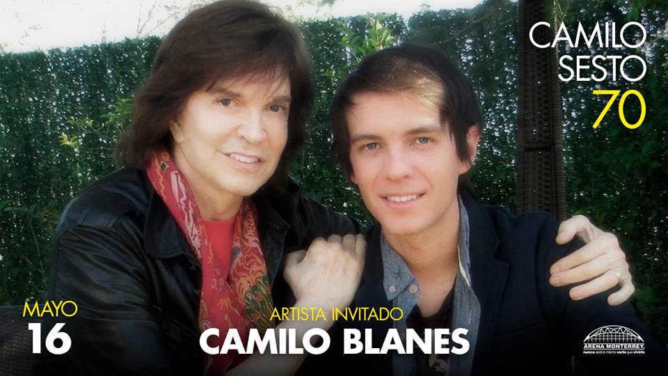 RespirandoE's tweet photo. Falta muy poco para el gran acontecimiento! Camilo Blanes y su padre Camilo Sesto sobre el mismo escenario!!!! #16DeMayo2017 Monterrey https://t.co/nJMjOMZjrN