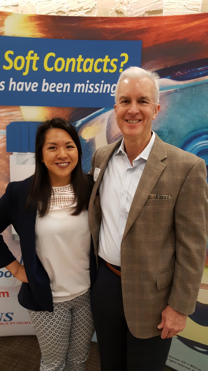 Great time talking about scleral lenses. #sclerallens #keratoconus #scleralenses