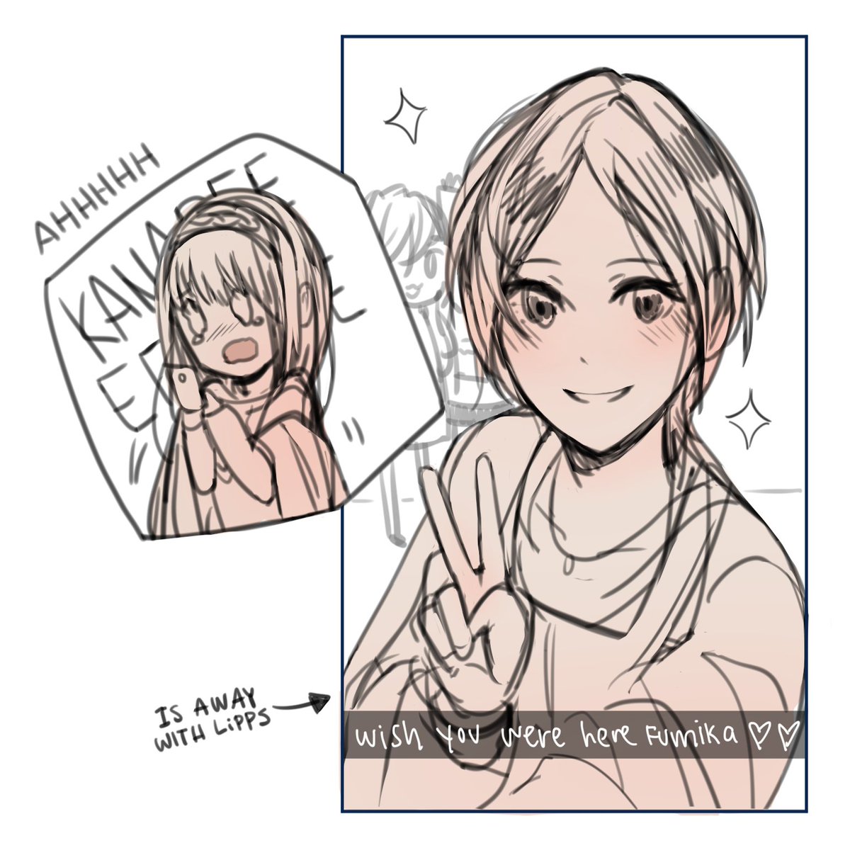 Tfw every time your gf sends you a picture of herself you freak out because she's so beautiful ? 