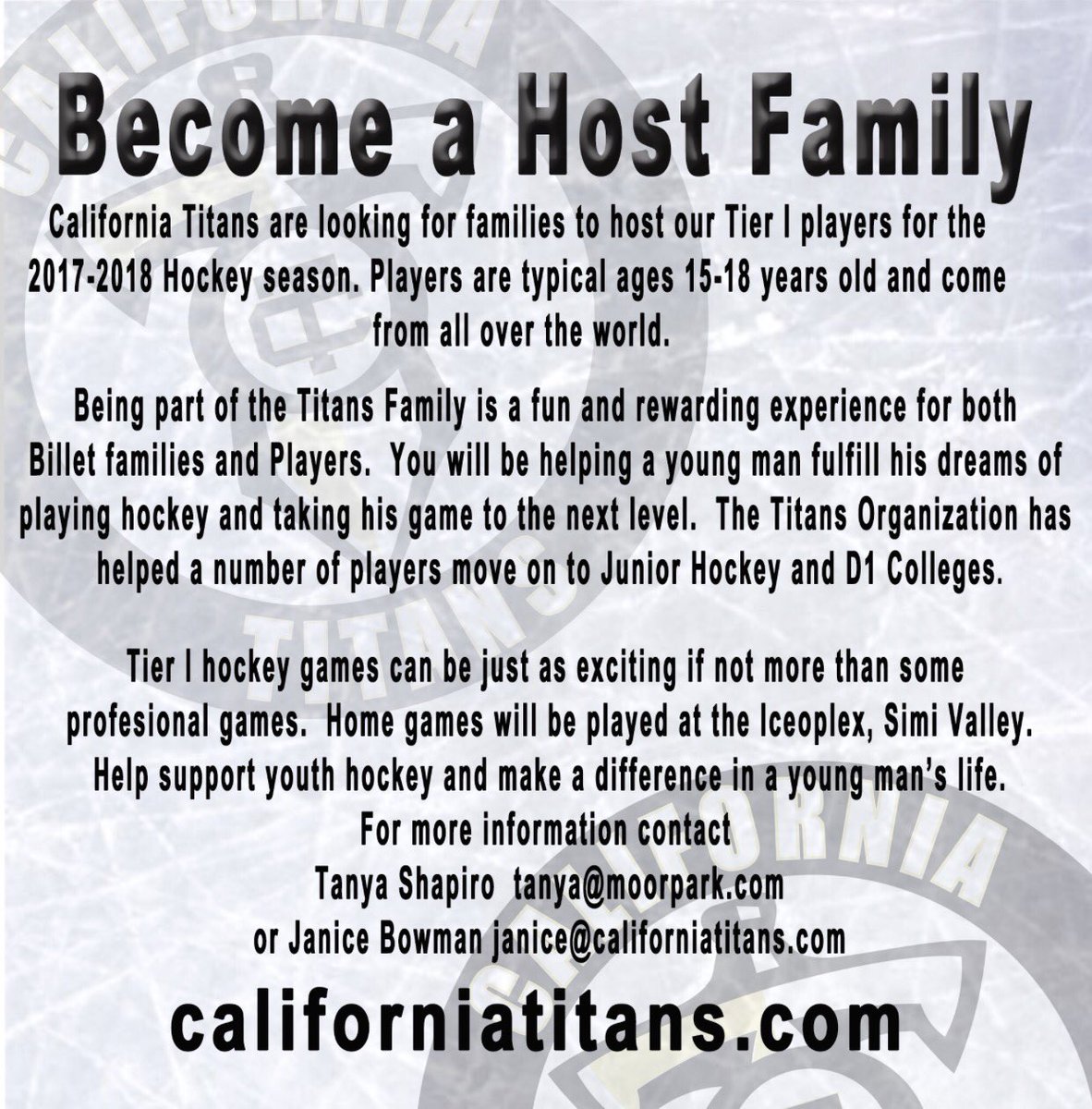 CA Titans Hockey (@catitanshockey) on Twitter photo 