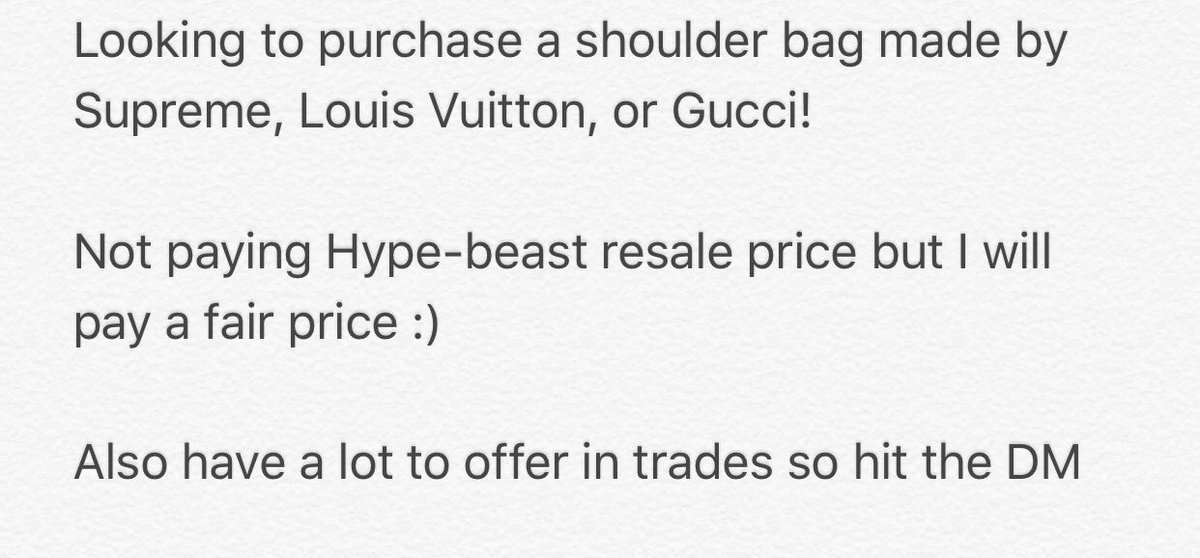 Queefer1's tweet photo. WTB Shoulder Bags!!!
Selling: Flower Deck $120 shipped obo 
Peach corduroy S logo $85 shipped 
CDG box logo M $500 obo 

@SupremeCommerce https://t.co/4cesOcV1A0