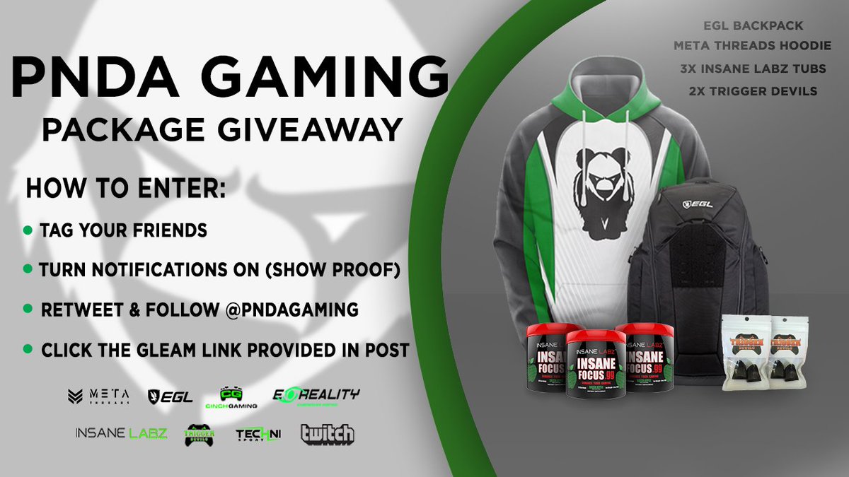 TweeterTrains's tweet photo. Pnda Gaming Package #Giveaway
-Tag Your Friends
-RT, And Follow... https://t.co/7PDtQRE2ei by #UnboxThisUs via @c0nvey https://t.co/uhIuPz4WXR