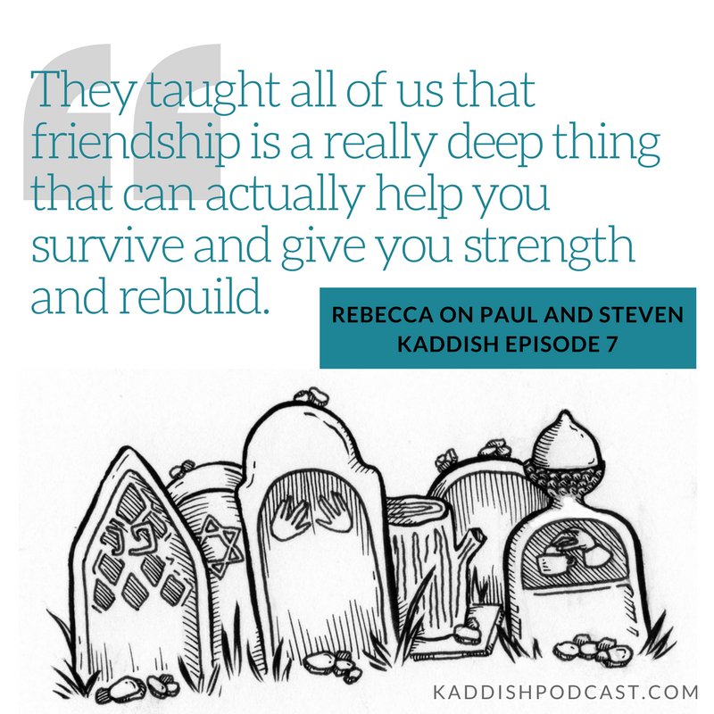 KaddishPodcast's tweet photo. Ep7 out now: "Calling All Dear Ones" on mourning chosen family, with listener stories. https://t.co/EpFu6WjI8x https://t.co/yAsBFL6TdG