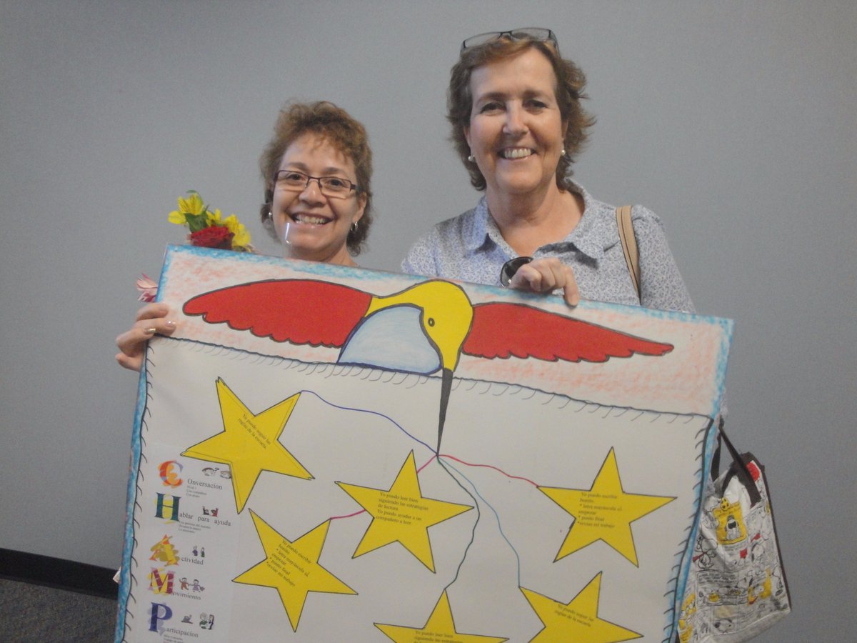 ReynaHMQ's tweet photo. A big Thanks for those who attended the PD "Poetry Posters and Anchor Charts Make &amp; Take" at Holmquist  #HMQ2017 https://t.co/B2PnX63hWy