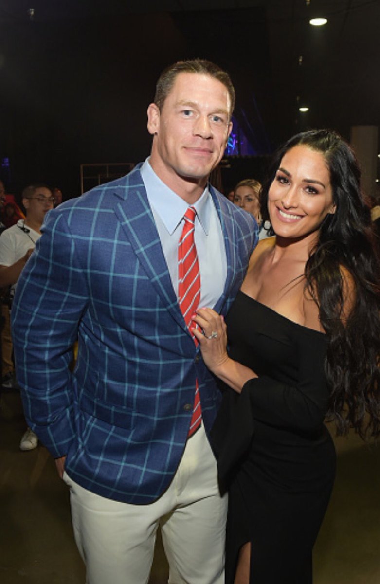 NikkiAndBrie's tweet image. ❤ U @JohnCena #MTVAwards