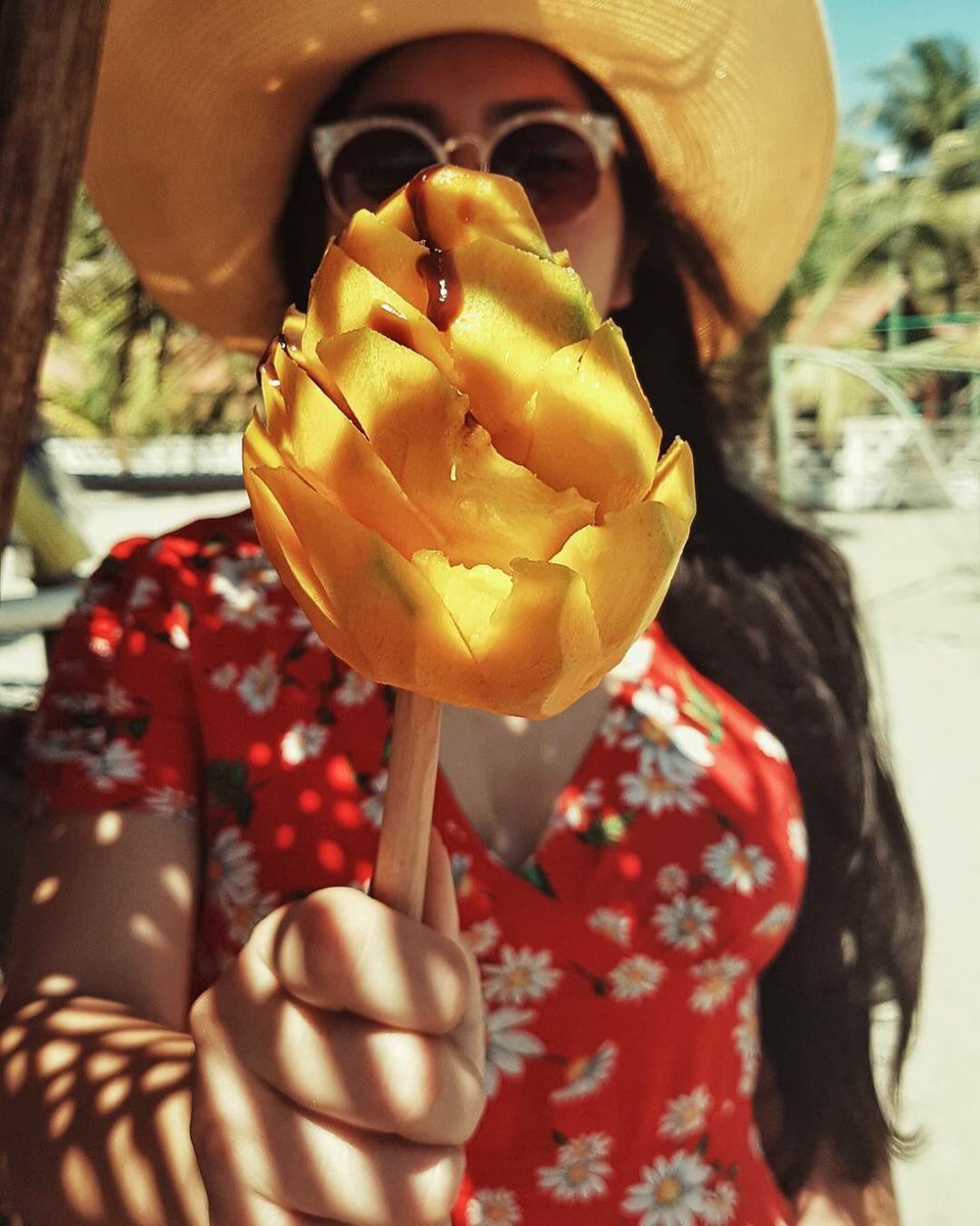 ESATravelSV's tweet photo. Una de las mejores cosas de una escapada a la #CostadelSol en el fin de semana es disfrutar este manjar: un mango en flor. #EscapadasDeFinde https://t.co/qFQwWspX5l