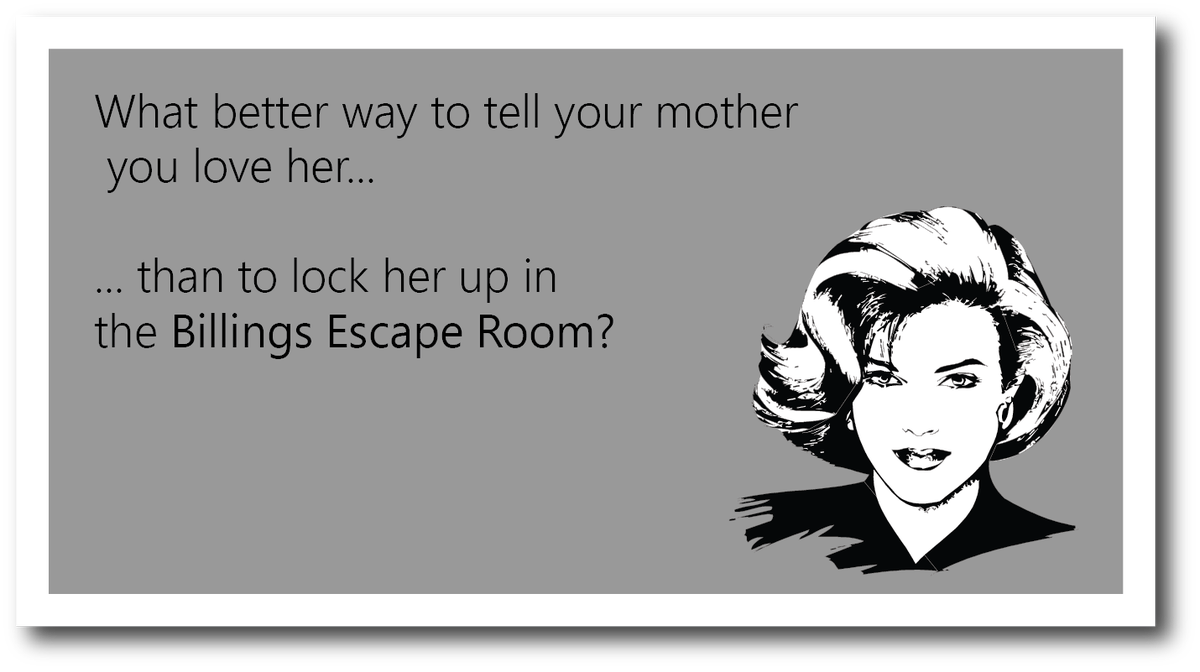 BillingsEscape's tweet photo. Looking for a memorable, unique idea for Mother's Day? Check out https://t.co/lZH2QsEqyX #MothersDay https://t.co/L3697B2NwE