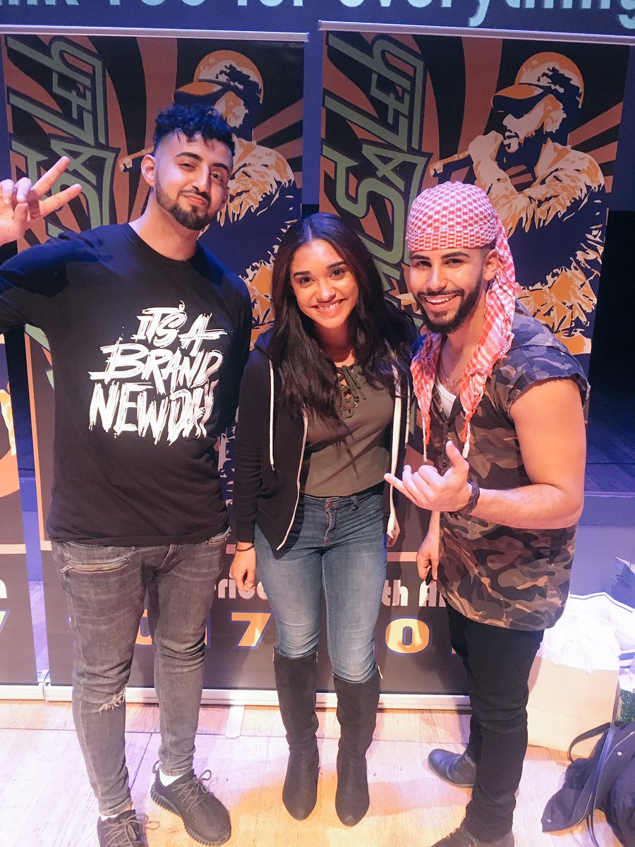 CandiTurbi's tweet photo. Got me see sladam again today 😍. You guys were awesome today. @omgAdamSaleh &amp; @SlimmySlim94 https://t.co/KAIViABKRC