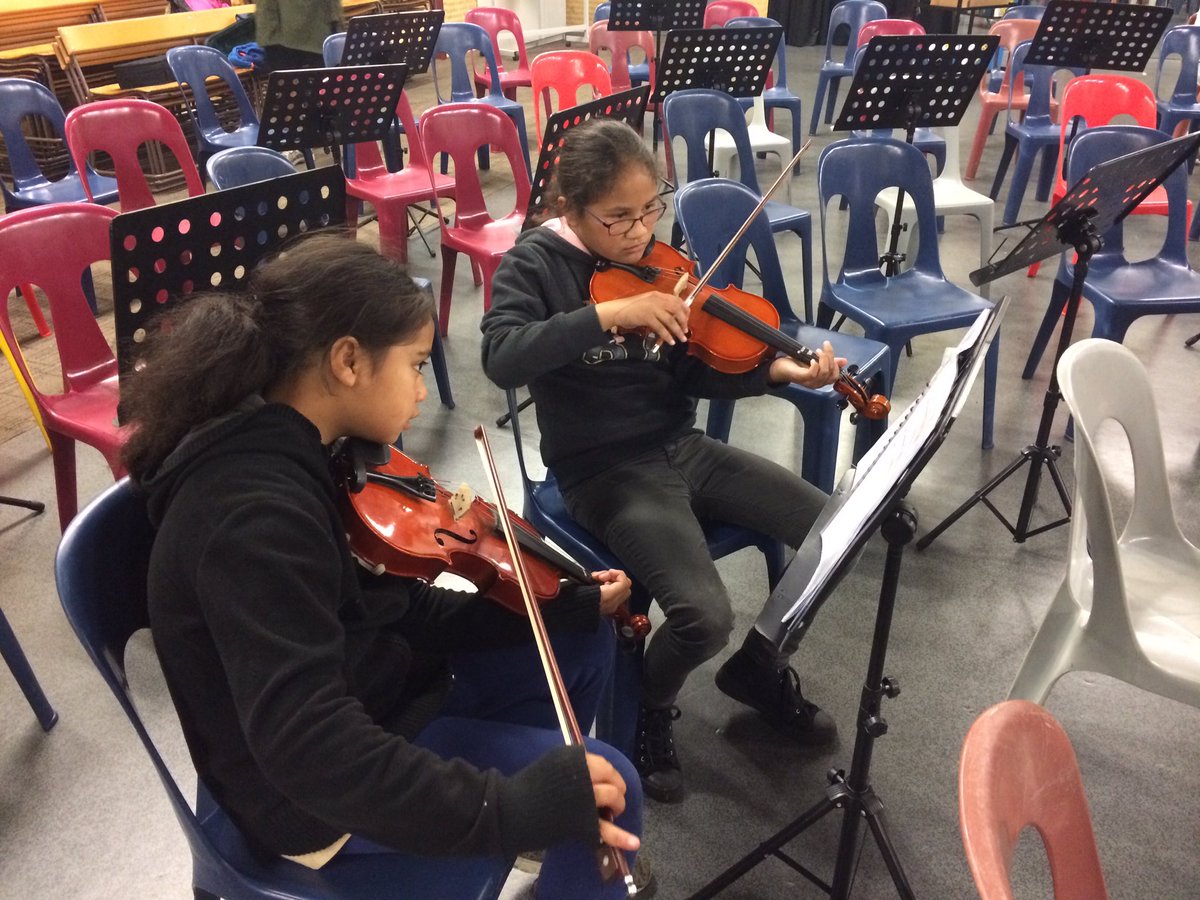 rebe_nz's tweet photo. Porirua's incredibly talented youth making music magic tonight on @SevenSharp https://t.co/dm5cbULaOL