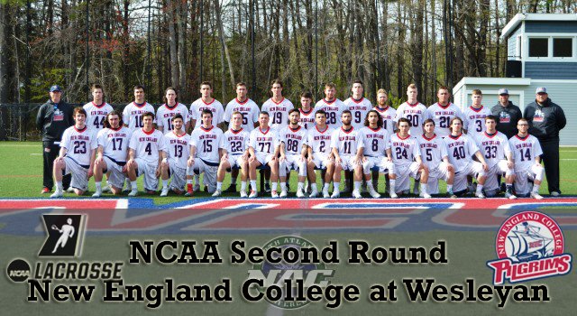 nacathletics's tweet photo. .@NEC_Athletics M. Lacrosse Takes on Wesleyan (Conn.) in @NCAADIII 1st Round! Good luck Pilgrims! #NACPride Check- https://t.co/lQtimPF4zP https://t.co/O5FCopU1iN