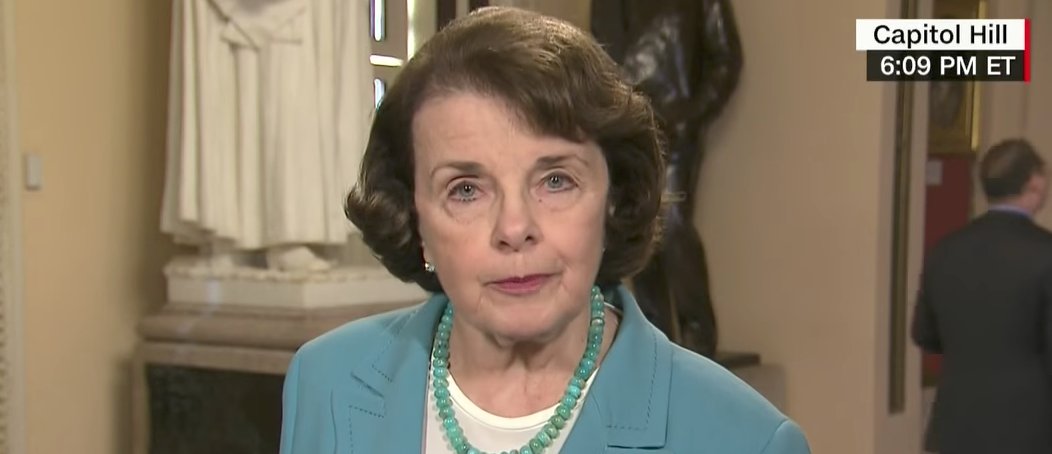 Dianne Feinstein Says She Has Not Seen Evidence Of Trump-Russia Collusion C_ReHjEXoAA1ZhG