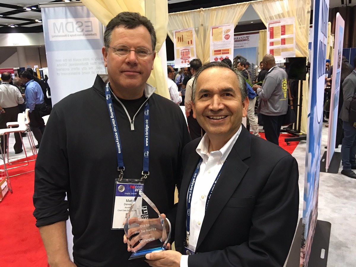 noodleCDSO's tweet photo. Proud to have Noodle.ai awarded a TiE50 award at last week's TiEcon event. https://t.co/1jkt3htV5d