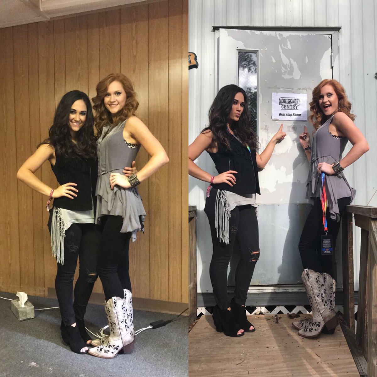 JaxSouthernSass's tweet photo. Shout out to @mgunderground for letting us use your dressing room ✨🌟✨ #SuwanneeRiverJam https://t.co/D04hQTSEhg