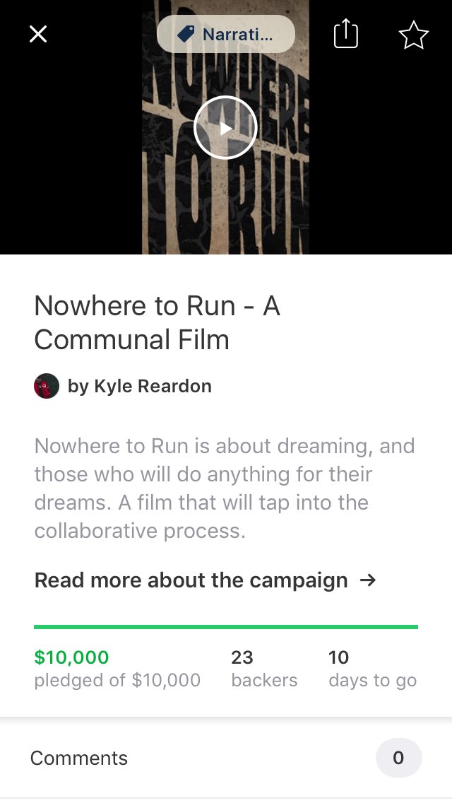 kylereardonfilm's tweet photo. I'm making a movie....That is all. https://t.co/QmRmIrPGEI