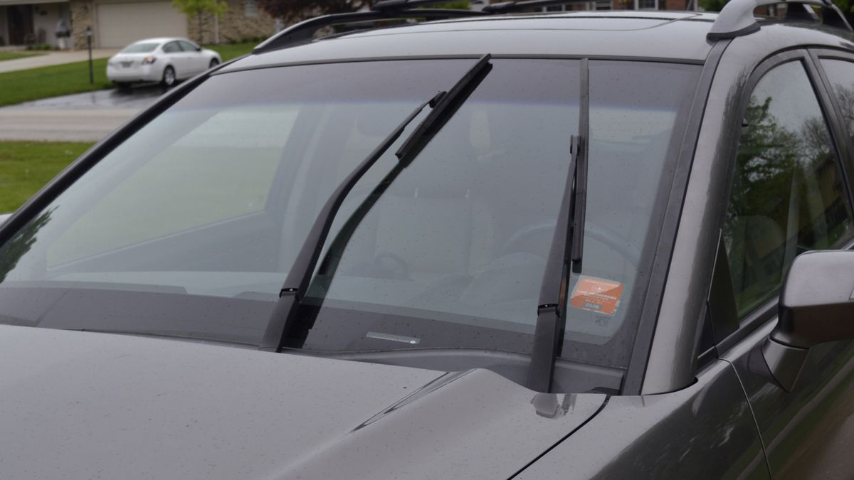 TheOnion's tweet photo. Car Parked With Windshield Wipers Halfway Up Offers Glimpse Of World Suspended In Time https://t.co/cEqJfdmDGt https://t.co/8OJvSexgU5