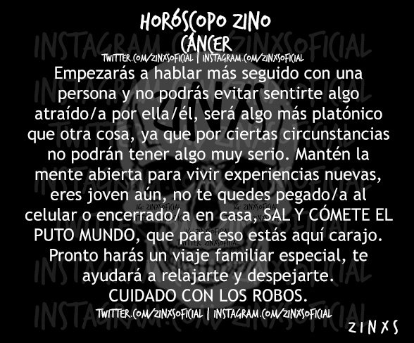 zinos__'s tweet photo. #PonmeEnCUATRO
#HoróscopoZino #Cáncer
Parte I, II, III &amp; IV. https://t.co/HC1K7Qqpq9
