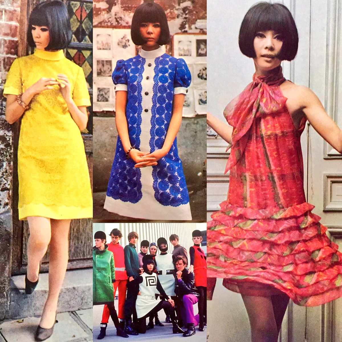 昭和元禄 アングラポップ Hiroko Mon Amour 1966 1968 元祖おかっぱモデル 松本弘子さん