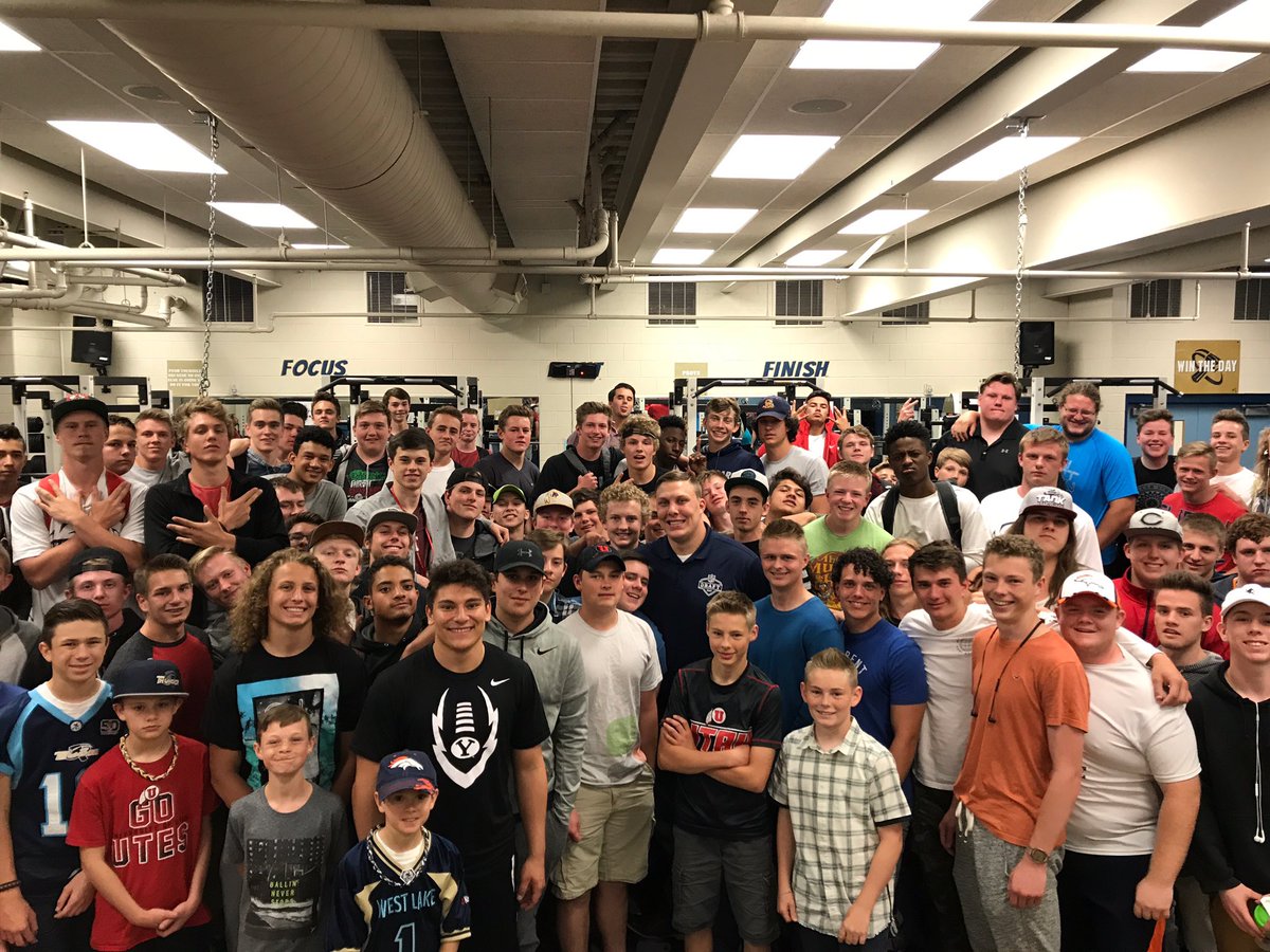 Great spending the day with my guys at Westlake High School. Keep working hard and stay on the grind!