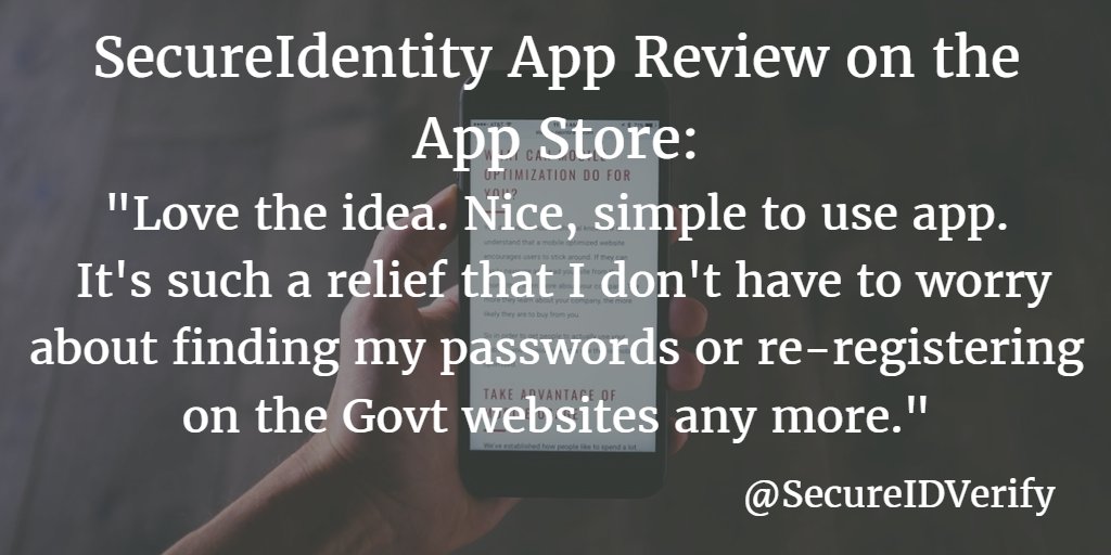 secureIDverify's tweet image. A simple, secure, safe way to prove your #DigitalIdentity online via Gov.UK Verify &amp;amp; @secureIDverify. 👇 itunes.apple.com/gb/app/securei…