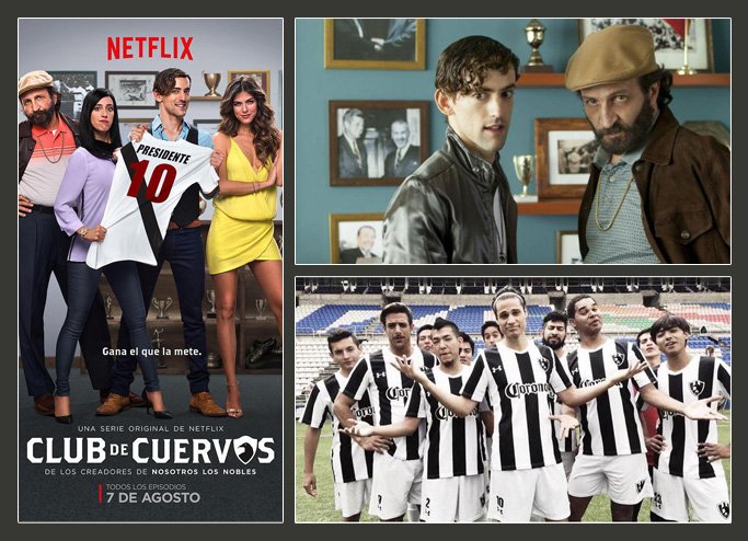 Club de Cuervos, la primera #serie sobre #fútbol producida por #Netflix - tokegol ow.ly/Xxkx30bo48z
<a href="/ClubDeCuervos/">Club de Cuervos</a> <a href="/NetflixES/">Netflix España</a>