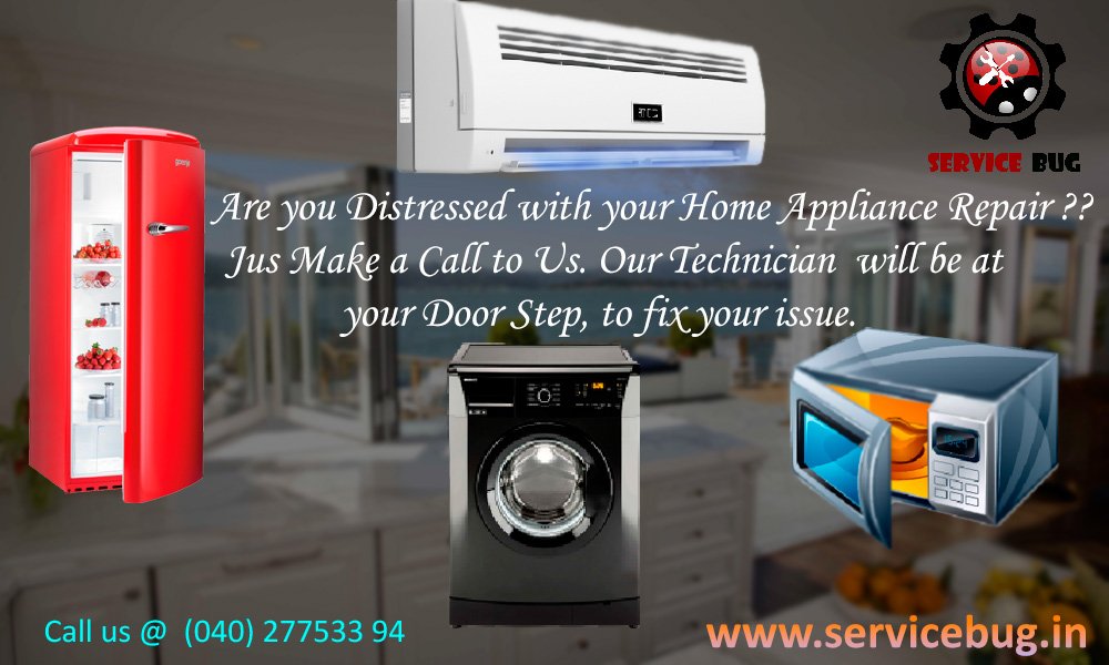 ServiceBugHyd's tweet photo. One Call - Makes you Happy for your Home Appliance..
#Servicebug #Hyderabad https://t.co/uYeVsGD9PY