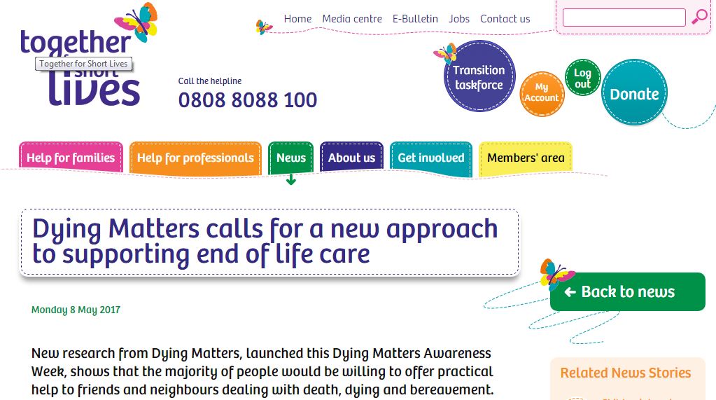 Together for Short Lives tweet media