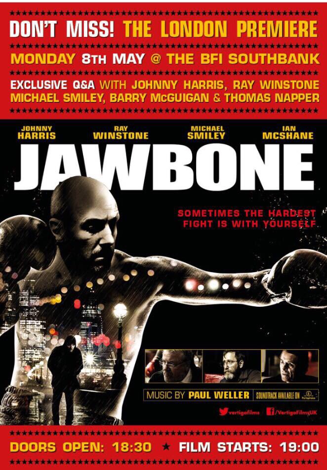 Myself and all of @MoonsOfficial are heading to the premier of #JAWBONE today in London. Gonna be good 👊👌 @Jawbonethemovie @paulwellerHQ