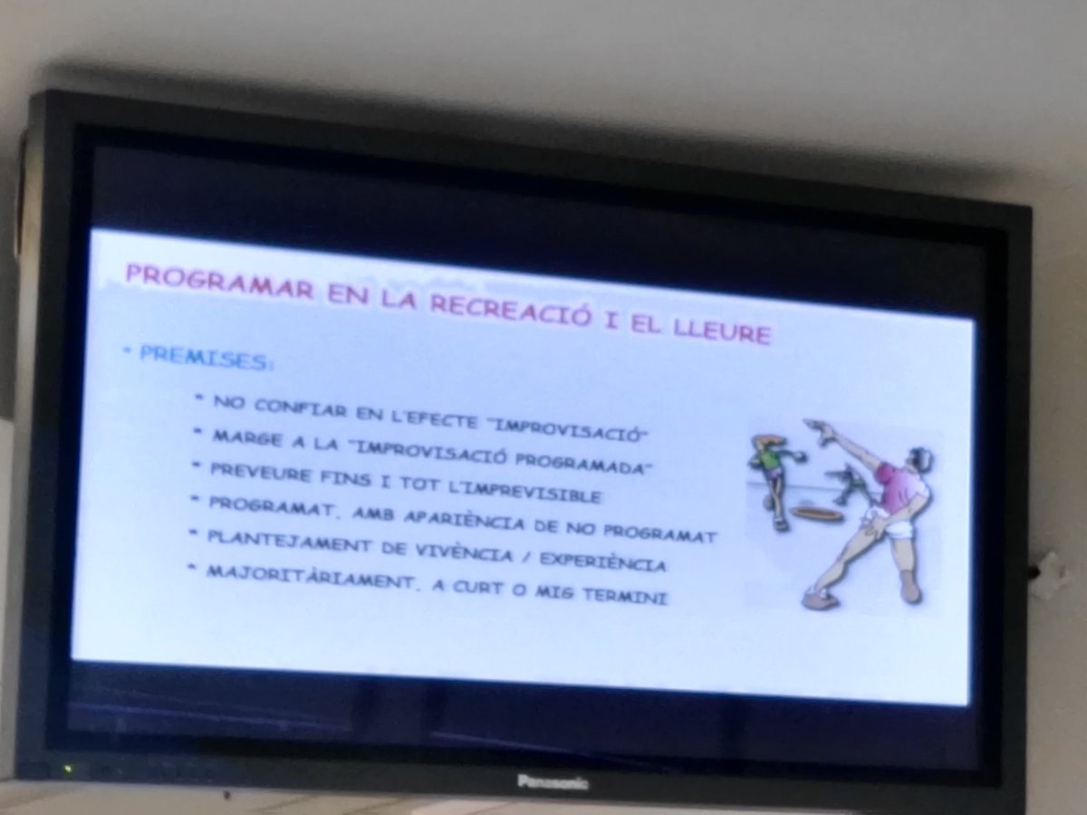 programfut's tweet image. 6 premises basiques per a programar correctamente en l&apos;ambit de la recreacio i el lleure!