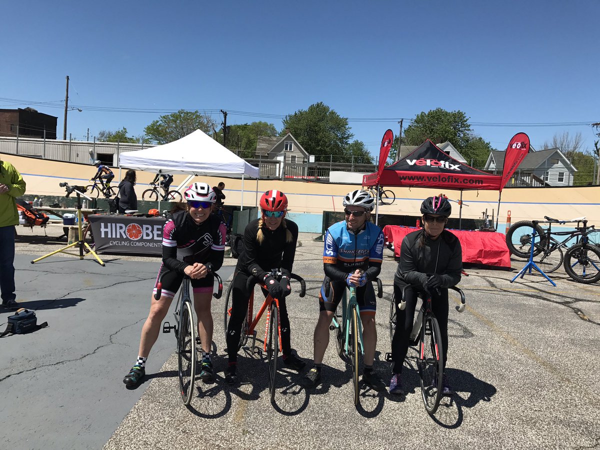 LyonStadler's tweet photo. Fantastic day for 1000 Lap Challenge &amp; #SeeThursdayRide @CLEVelodrome! Thanks @HirobelLLC #TallaricoCycles @TrekBikes @JAKROOUSA https://t.co/Xaij1xR3P9