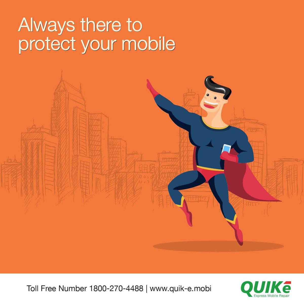 Quik__E's tweet photo. Superheroes protect the world, Quik-E protects smartphones! 
#ProtectionPlans #Smartphone #Mobile https://t.co/5jx06Oyd4y