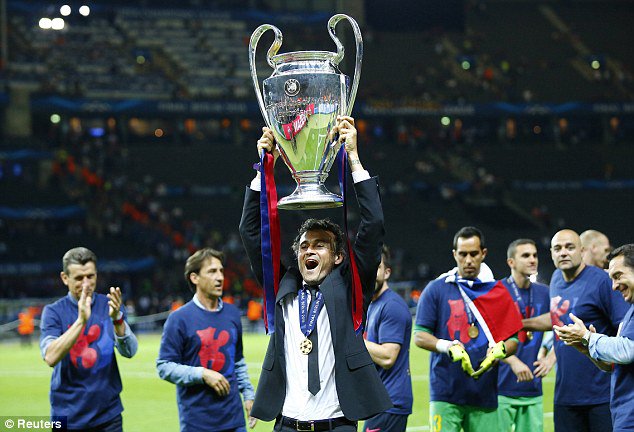 Barcelona coach Luis Enrique celebrates his 47th Birthday today. Happy Birthday!! 
